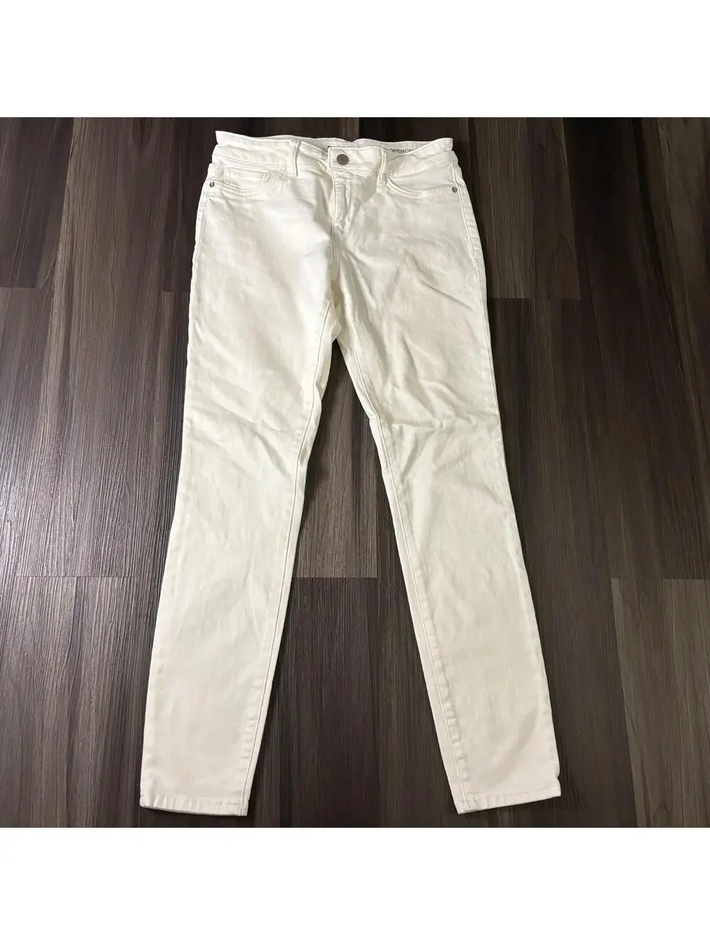 DL1961 Florence InstaSculpt Skinny White Jeans Women's Size 28